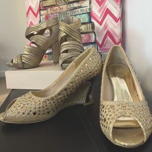 You Are Gold Collection Buy 1 Get 1 FREE Women’s Shoes Fits Size 7.5-8